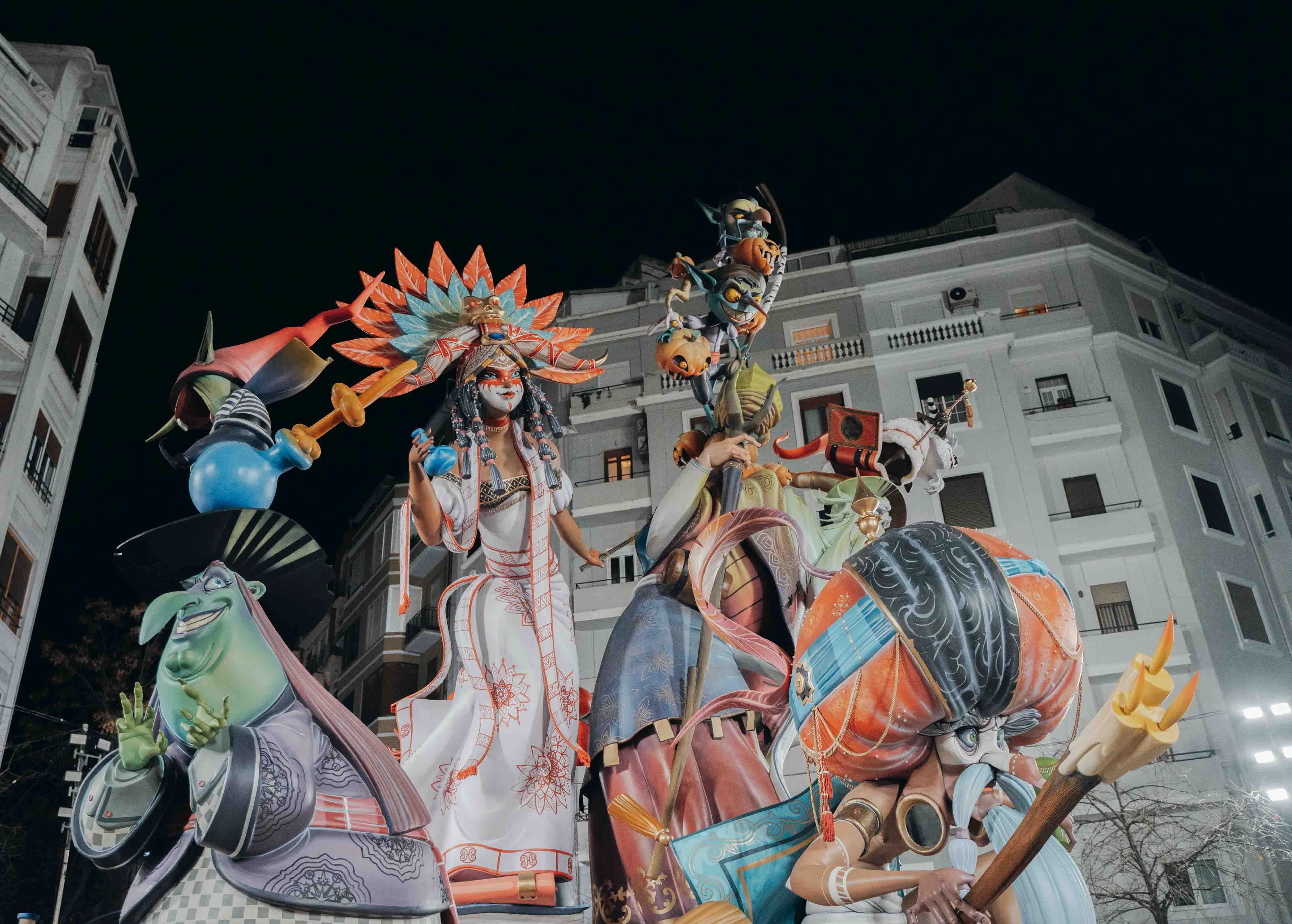 Premios Fallas Valencia Fotos As Es La Falla De Ciscar Burriana En